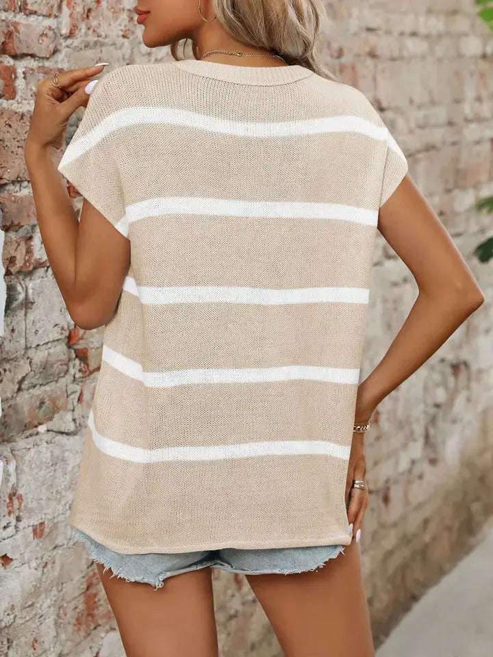 Sandy Striped Sweater