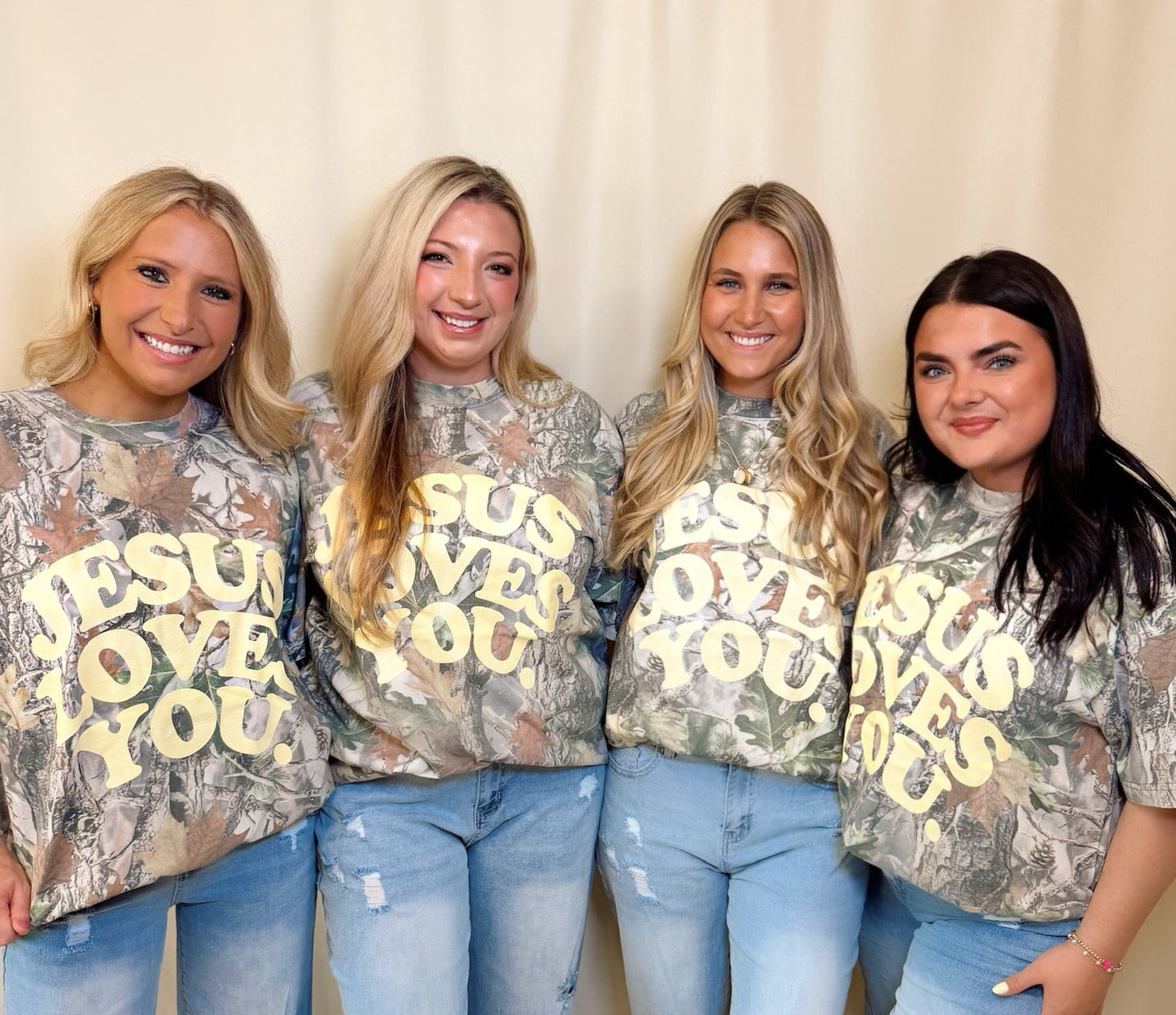 Jesus Loves You Camo Tee
