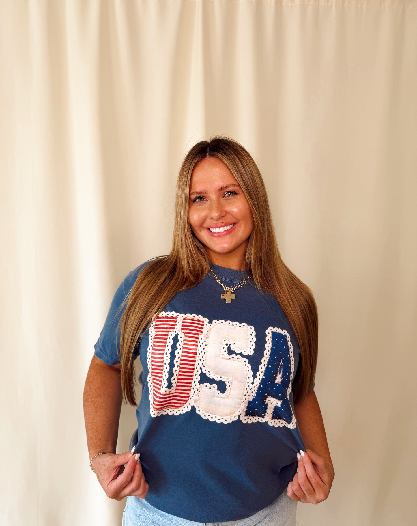 Sweet Freedom Lace Tee
