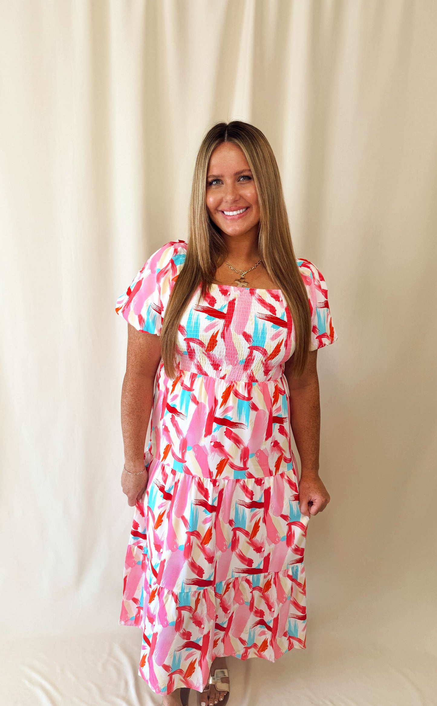 Brushstroke Belle Dress