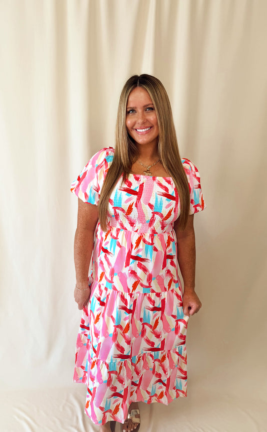 Brushstroke Belle Dress