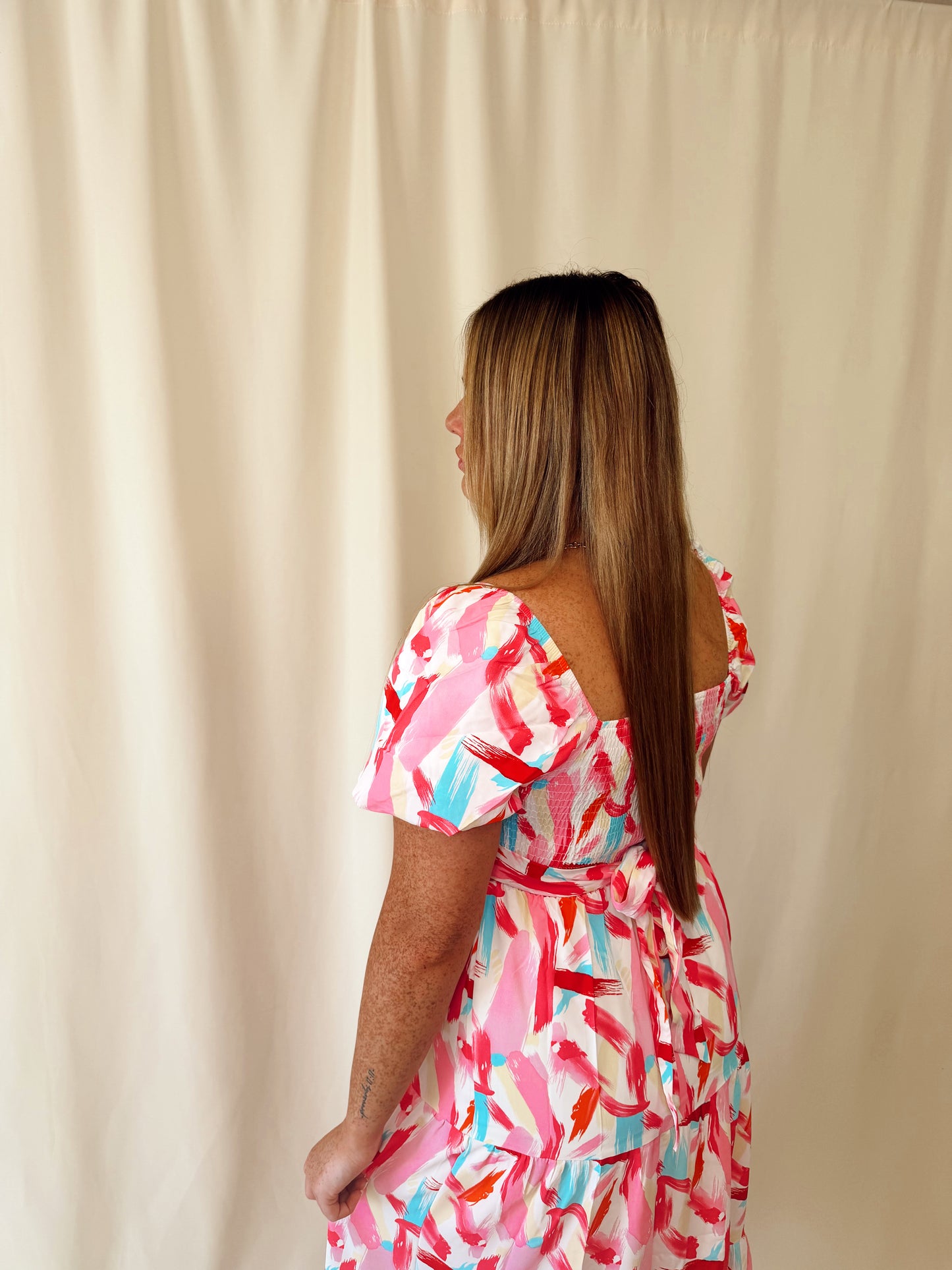Brushstroke Belle Dress