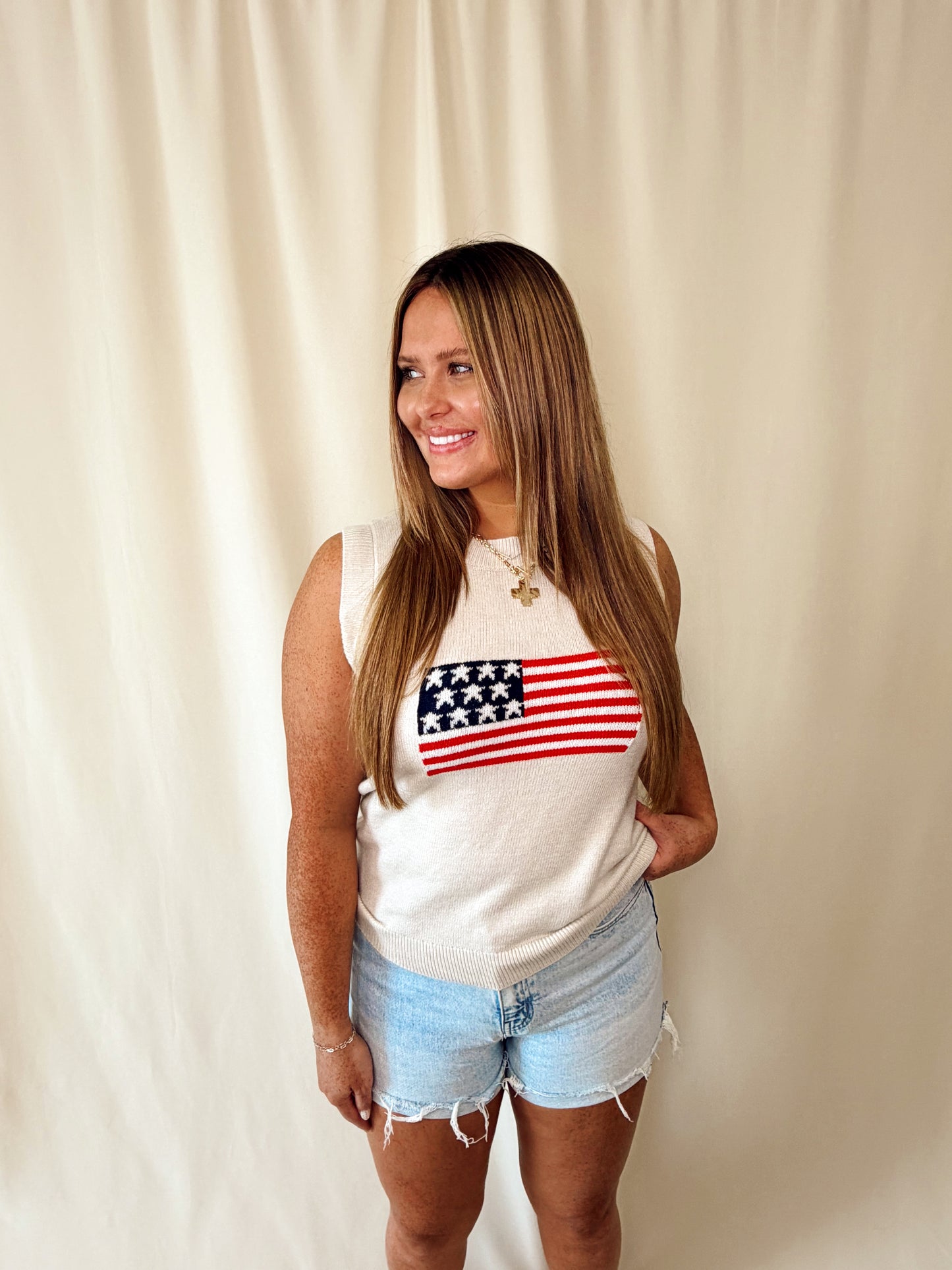 Freedom Knit Sweater Vest